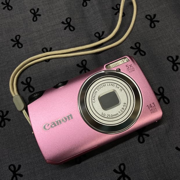 풀박- canon powershot a3200is 핑크 (작례✔️)