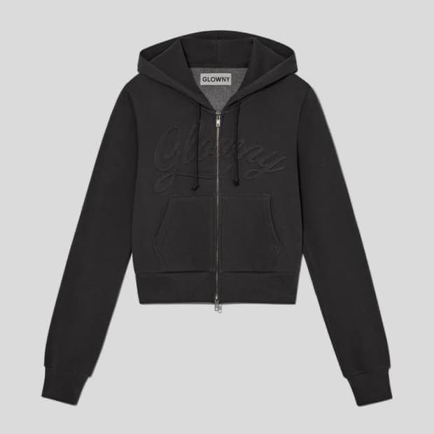 글로니 조던 피그먼트 후드집업 차콜