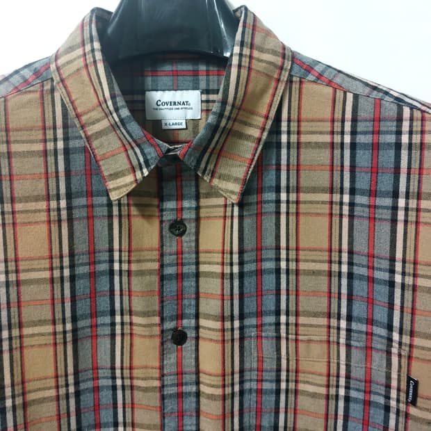 커버낫 버버리 체크 셔츠 105