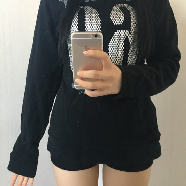 빈티지 후드집업