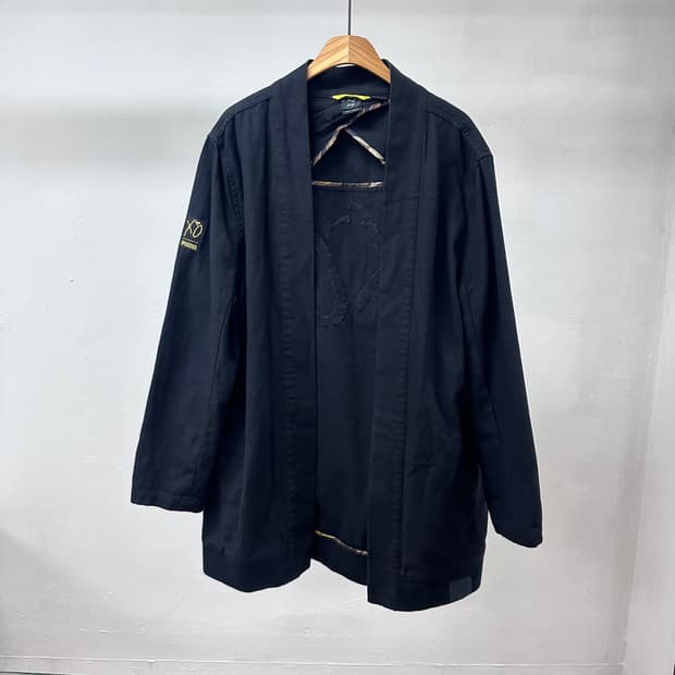 푸마 XO 더위켄드 블랙 로브형 가디건 코트 US(L) 105 J36