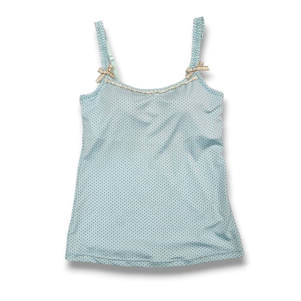 XS VTG 민트초코 프릴 슬리브리스