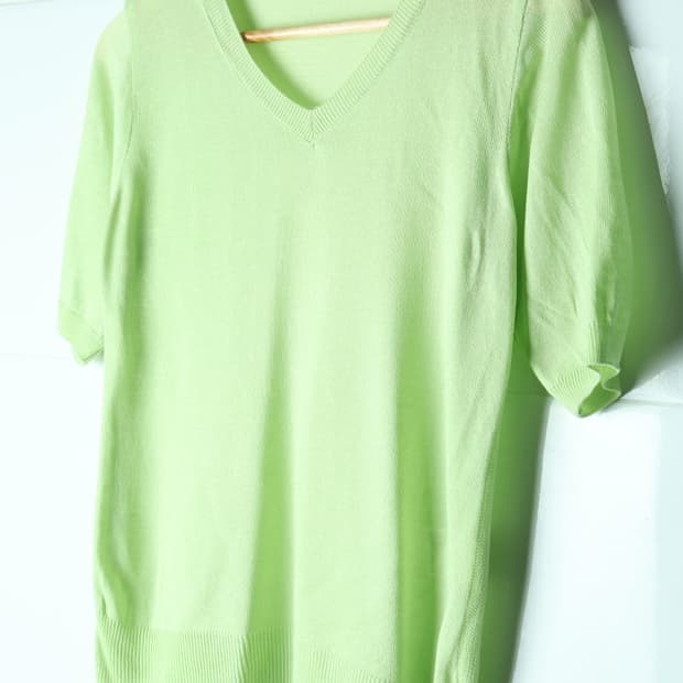 W(M) 로엠 반팔 티셔츠 메론컬러 시원 통풍 시스루-H32925