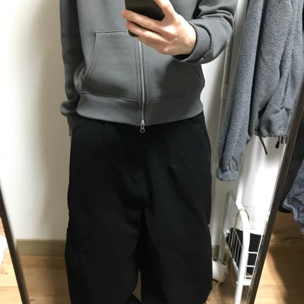 스웨이드 벌룬핏 팬츠