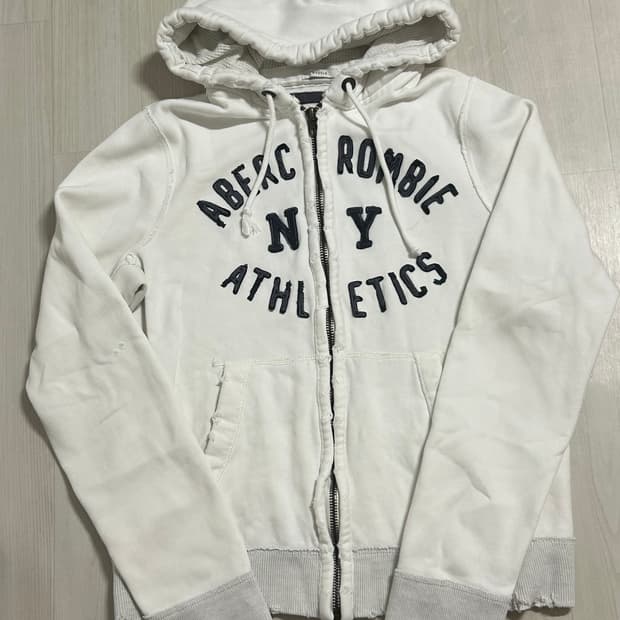 초희귀 대장급 아베크롬비 아치로고 데미지디테일 오버핏 양홍원 후드집업 