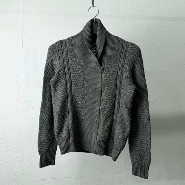 에디바우어 니트 집업