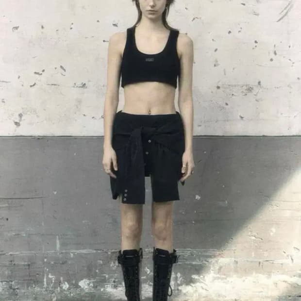 보헤미안서울 언발란스 셔츠 스커트 레이어드 치마 윤비누