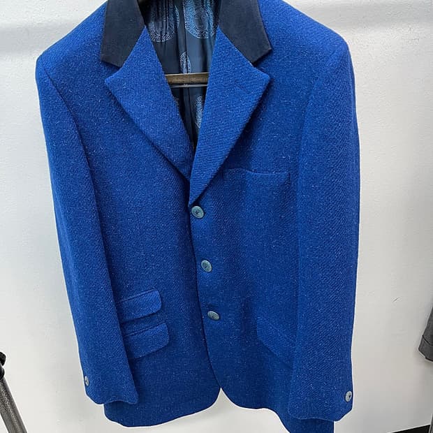 105) 베르사체 료얄블루 울코트 