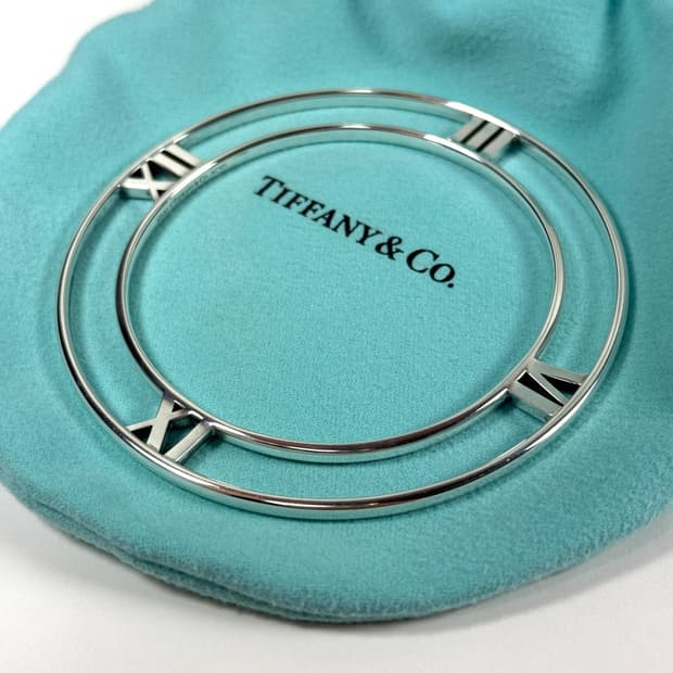 티파니앤코 아틀라스 플랫 뱅글 팔찌