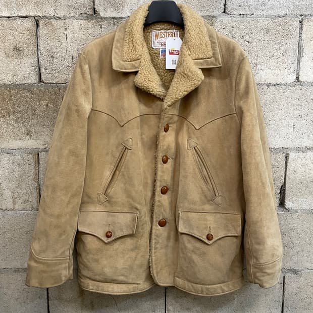 쇼트 웨스턴 무스탕 랜치 코트