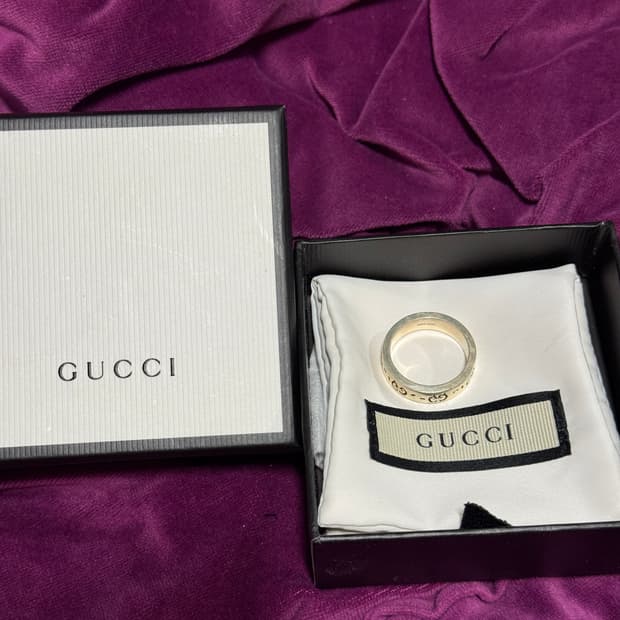 구찌 실버 고스트링 6mm 20호