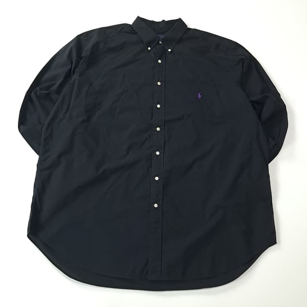 CA332 2XLT 폴로 빅사이즈 00s 블랙 셔츠 남방