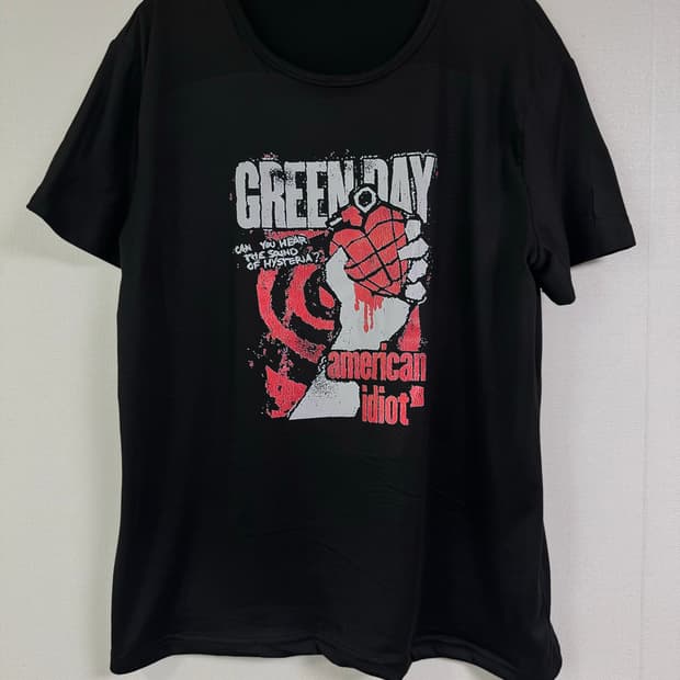 그린데이 빈티지 부틀렉 반팔티셔츠 밴드티