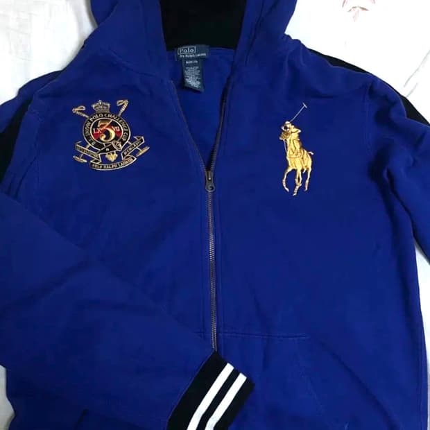 S급/ 폴로 빅포니 후드집업