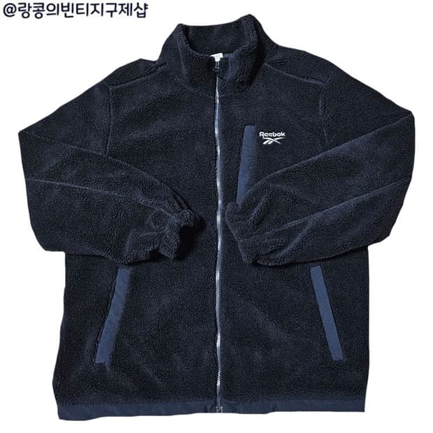 리복 올드스쿨 빈티지 후리스 자켓