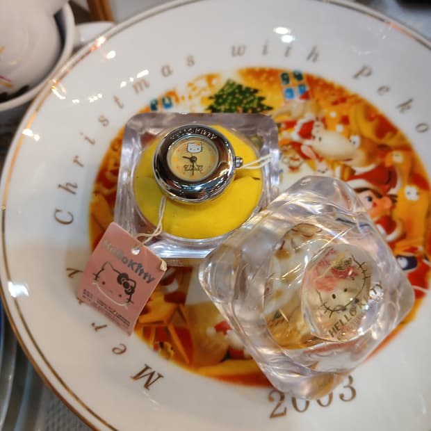 99년 고전 산리오 헬로키티 반지시계