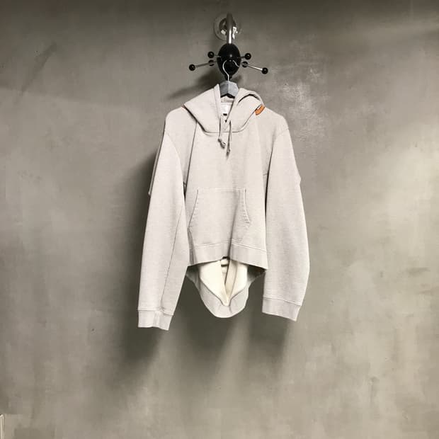 베트멍 로고 후드티 그레이 M