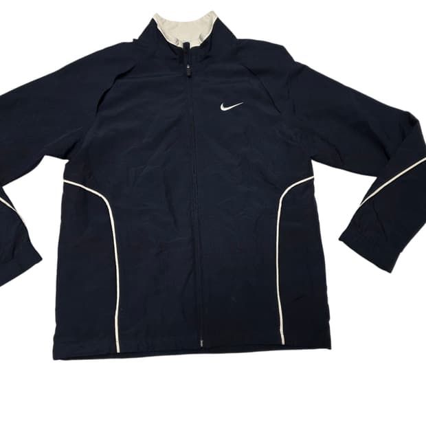 나이키 네이비 화이트 바람막이 M (실측 67/55)