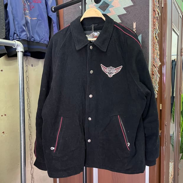 할리데이비슨 울 바시티 자켓 #csz619