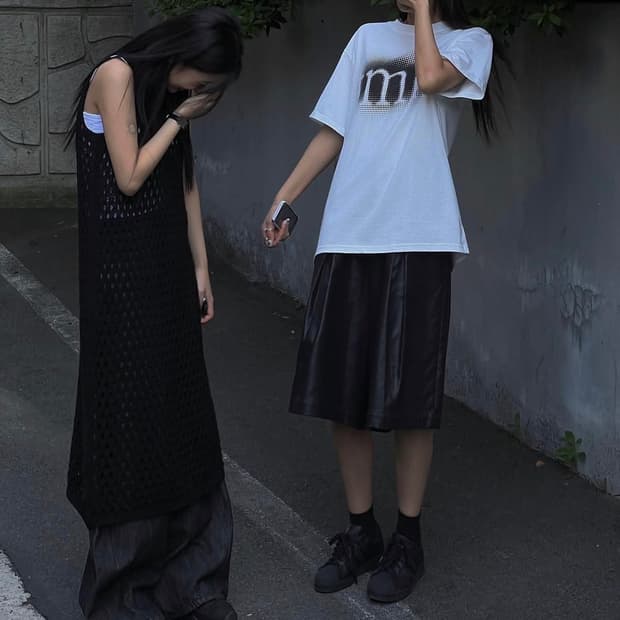 트리밍버드 상의_블랙