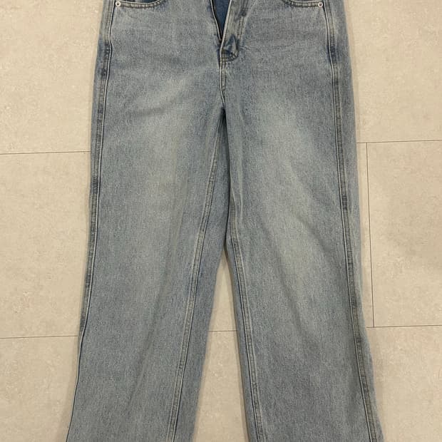 론론 SIDE LINE STRAIGHT DENIM 데님 S