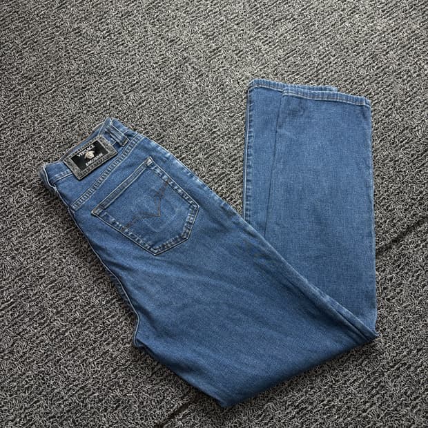 90s 베르사체 아카이브 메두사 루즈핏 데님 팬츠 2244
