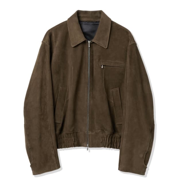 Stu 고트 스웨드 자켓 (브라운 L)