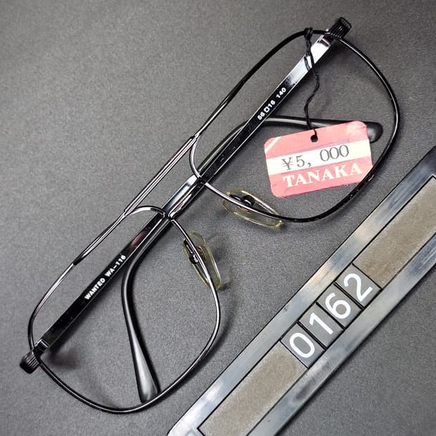 일본 빈티지 데드스톡 미사용/56mm 안경테 Wanted wa-116 