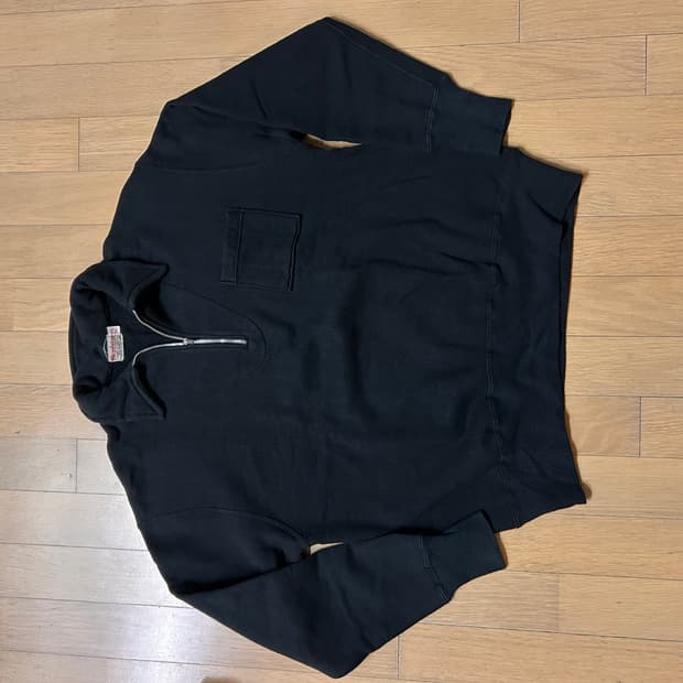 웨어하우스 반집업 블랙42사이즈