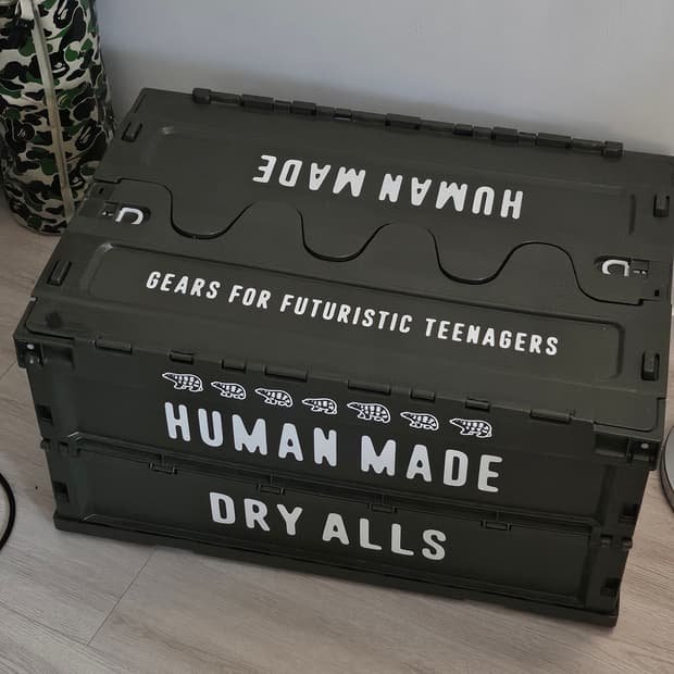 휴먼메이드 컨테이너74L 올리브 드랩