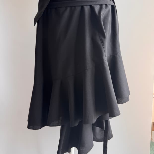 Junya Watanabe 러플 랩스커트 