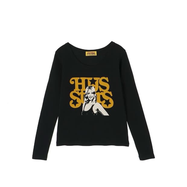 hysteric glamour 히스테릭 글래머 롱슬리브 치비 티셔츠 탑