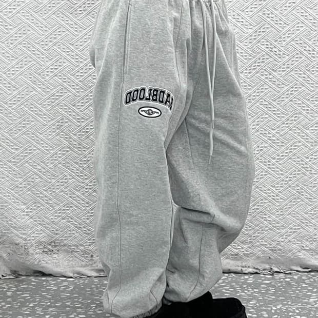 배드블러드 올드스쿨 빈티지 스트릿 힙합 조거 스웻팬츠 S C08110