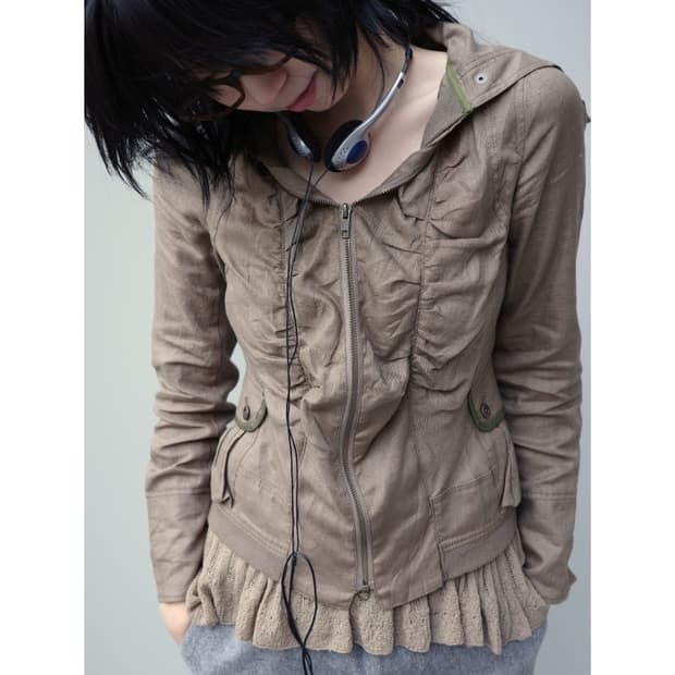빈티지 카키 자켓