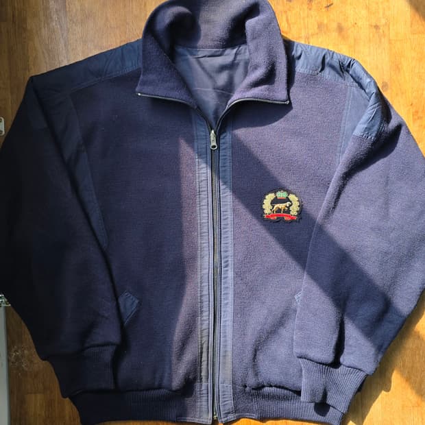 레어) 이태리  리버시브 블루종 자켓 윈드브레이커 XXL