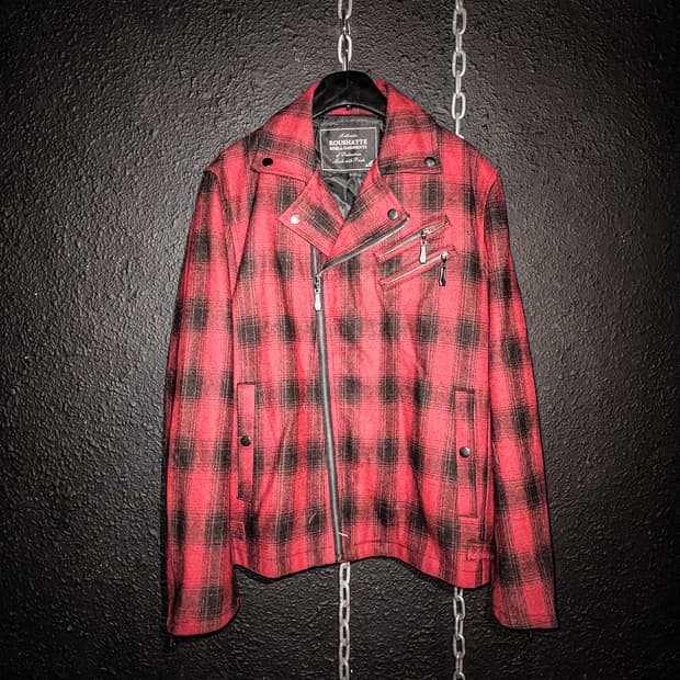 Red Check Riders Jacket