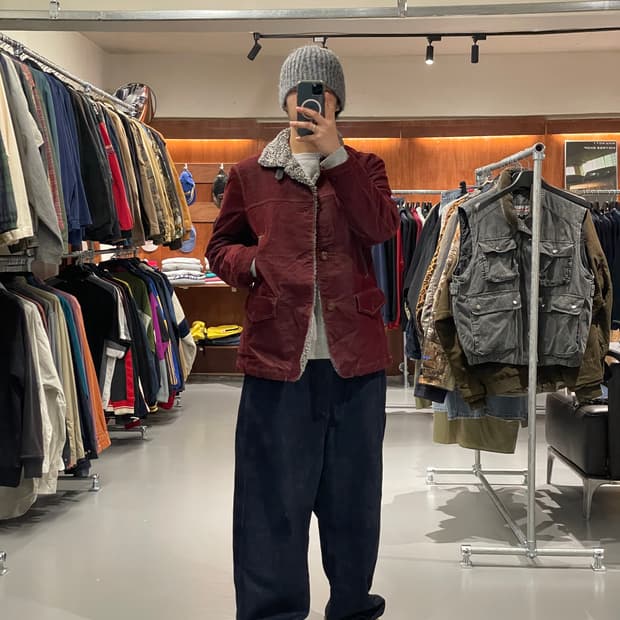 빈티지 쉐르파 반코트  