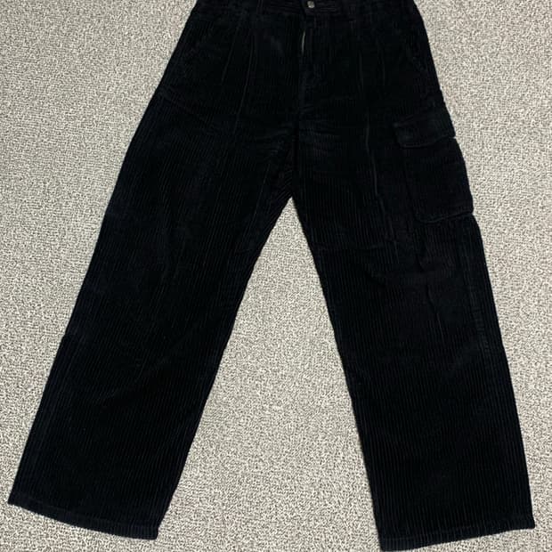 FOTTNERS prtprt shop 콜라보 코듀로이 카고 와이드 팬츠 