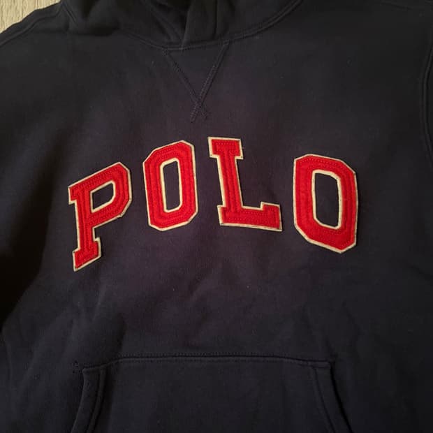 폴로 후드티 남색