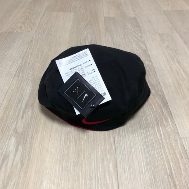 (L) 새상품 90's 나이키 NIKE 데드스탁 빈티지 트윌 베레모 블랙