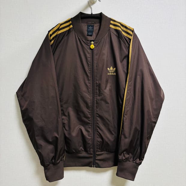 아디다스 Adidas 올드스쿨 브라운 골드라인 트랙 자켓