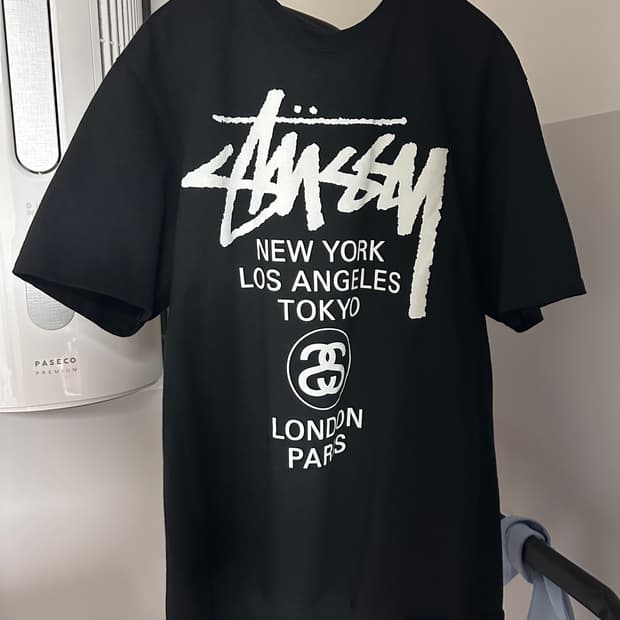 스투시 월드투어 티셔츠