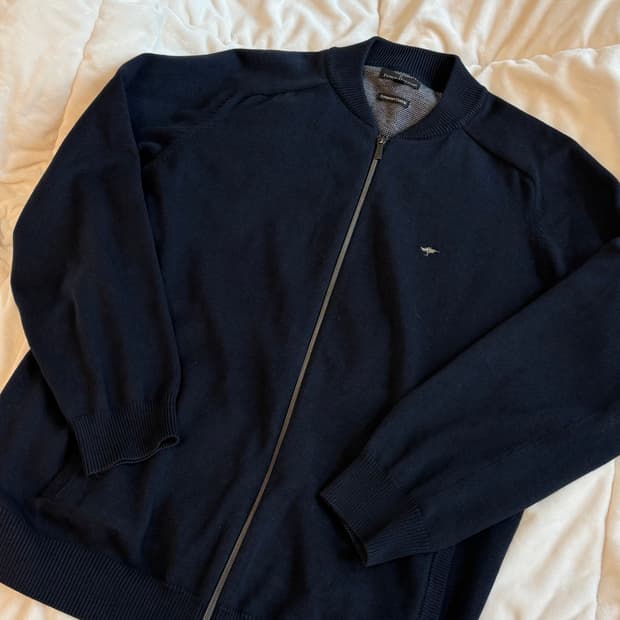 빈티지 니트 집업