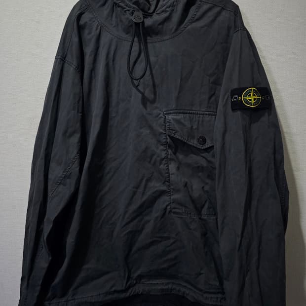 정품 스톤아일랜드 코튼 아노락 후드 100 / L