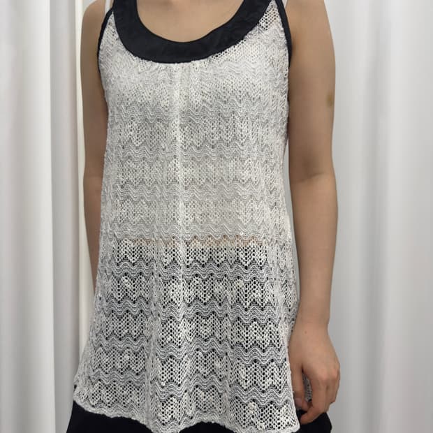 nanashi net spangle sleeveless