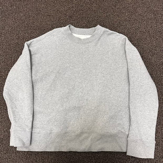 스튜디오 니콜슨 스웻 기모 맨투맨 그레이 XL