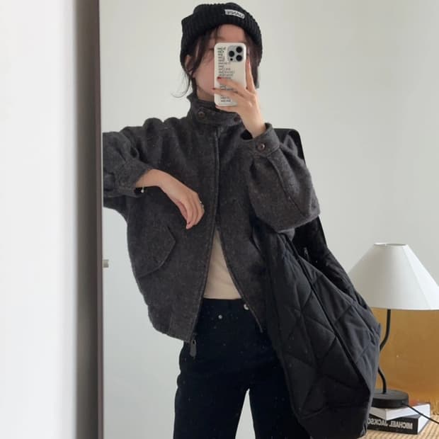 노멜렛 테디 울 블루종