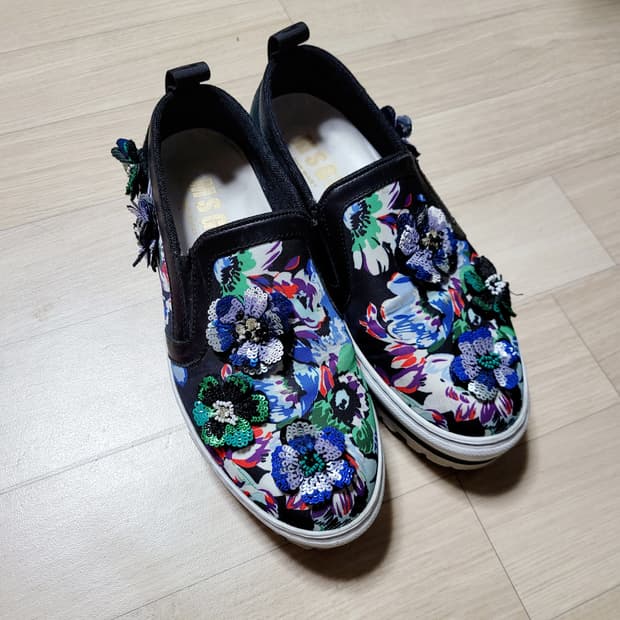 MSGM 슬립온 스니커즈 (표기37/240mm) 상태굿