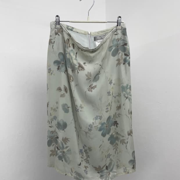 막스마라 페어리 실크 스커트