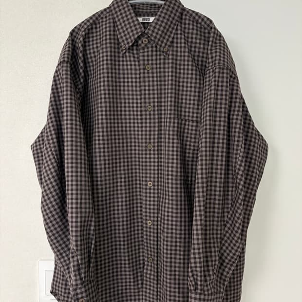 유니클로U 트윌오버사이즈셔츠 L